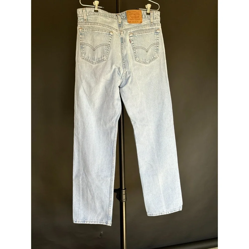 Vintage 1997 Levi's 505‎ Regular Fit Men's Blue Jeans Size 36x32 Made In U.S.A.